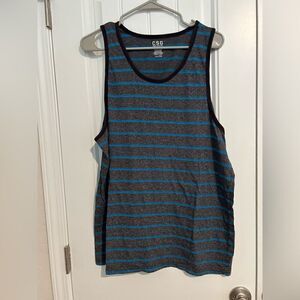 Champs CSG Striped Tank Top for men